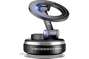 Boowe 2026 Ultra Strong Magnetic Phone Holder for Car, iPhone 17 Car Mount 360 Adjustable Vacuum Suction Cup Windshield/Mirror/Gym for iPhone16 15 14 13 12