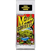 Maui Coffee Co. 100% Hawaiian Coffee Ground Medium Dark Roast 7oz | Low Acid | Small Batch Roasted | Clean Label | Volcanic Grown | Rich Chocolate, Toasted Nut, Caramel &amp; Tropical Fruit Notes