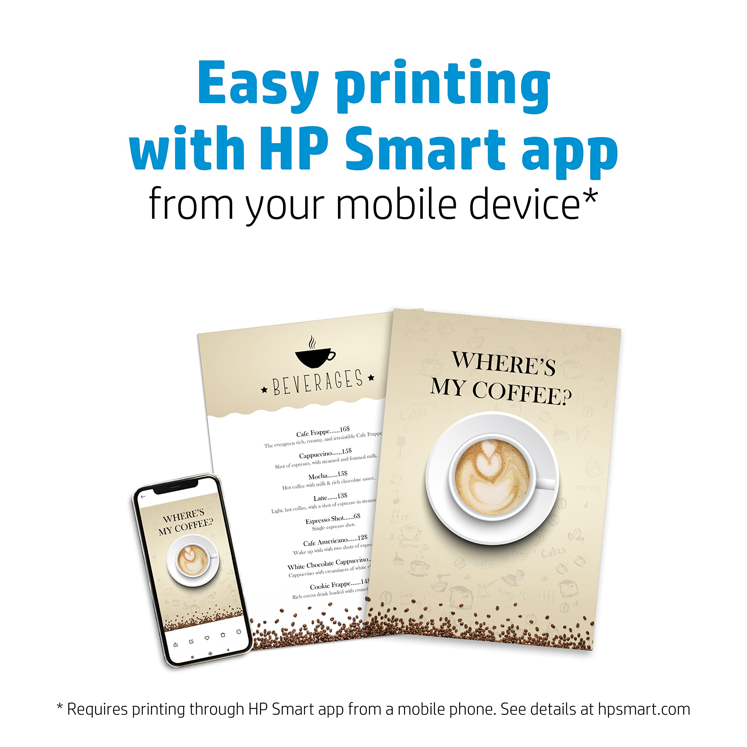 HP Enhanced Business Paper, Matte, 8.5x11 in, 40 lb, 150 sheets, works with laser printers (Q6543A),White