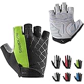 ROCKBROS Men's Cycling Gloves with SBR Pad, Anti-Slip, Breathable for Spring, Autumn Sports Riding