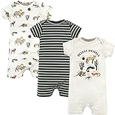 Hudson Baby Unisex Cotton Rompers