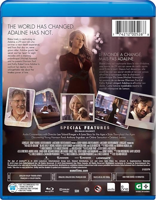Age Of Adaline Amazon De Dvd Blu Ray