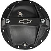 Proform Differential Cover, Reinforced, Main Cap Bolts/Magnetic Drain Plug Included, Aluminum, Black Crinkle Powder Coat, GM 12-Bolt, Each