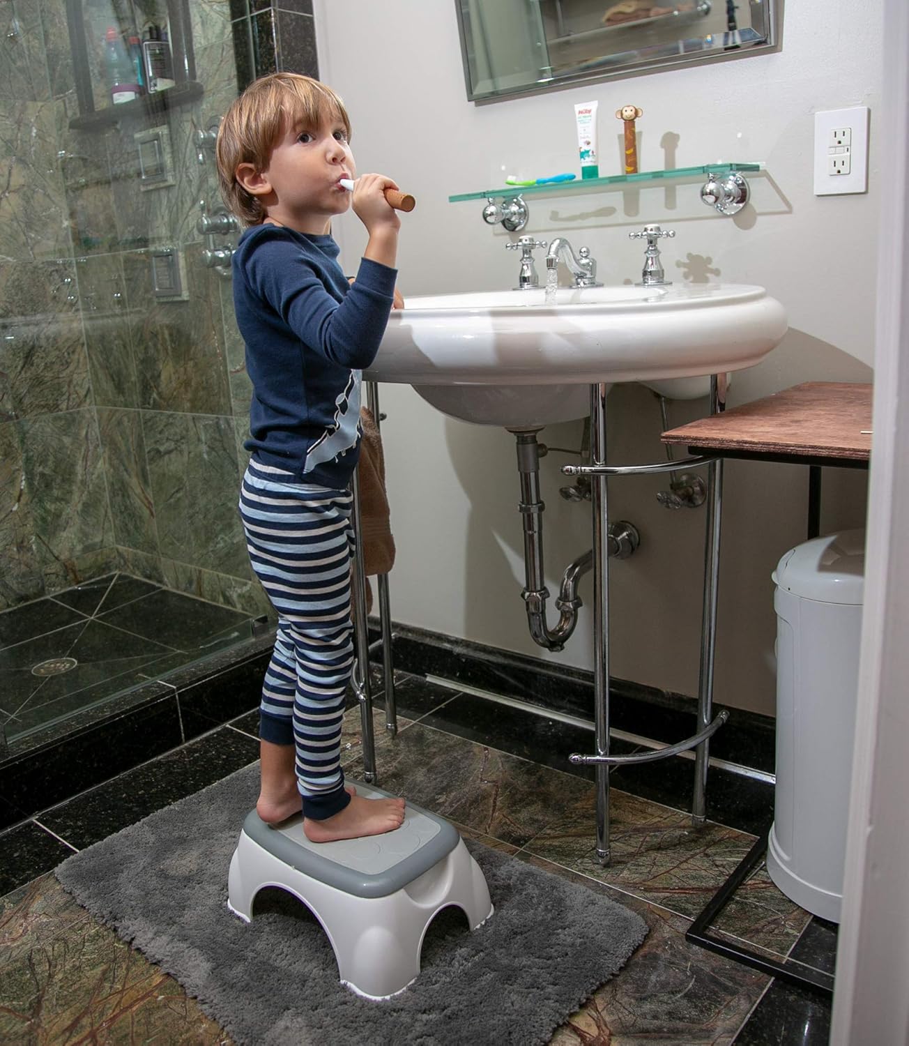 Nuby Step Up Stool, Gray : Baby