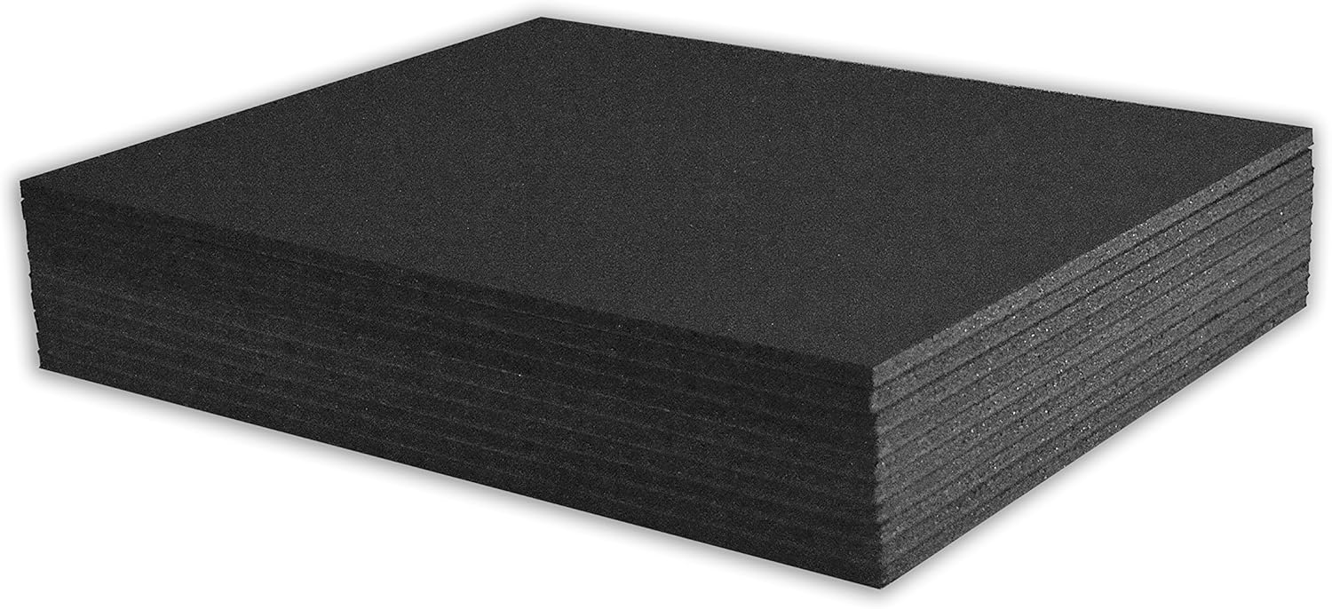 Golden State Art 16x20 Black Foam Core Backing Boards 3/16 Thick 16x20