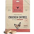 Vital Essentials Freeze Dried Raw Cat Food, Chicken Mini Patties Entree, 8 oz