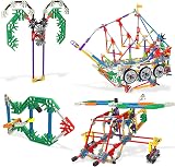 Basic Fun K'NEX Deluxe Building Set 408 Pieces 80 Model Ideas STEM Kit view 3