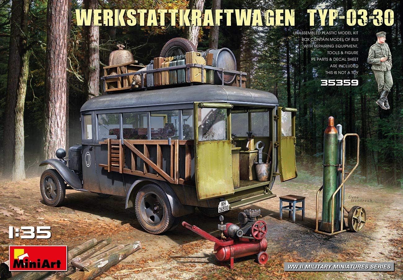 Miniart 1:35 - Typ-03-30 Werkstattkraftwagen, Various