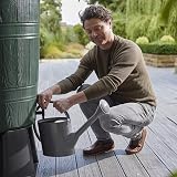 Dawsons Living 200L Green Barrel Water Butt with Lid, Stand & Diverter Kit view 6