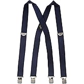 Welch Men's Big & Tall Elastic Clip End Double Face Suspenders