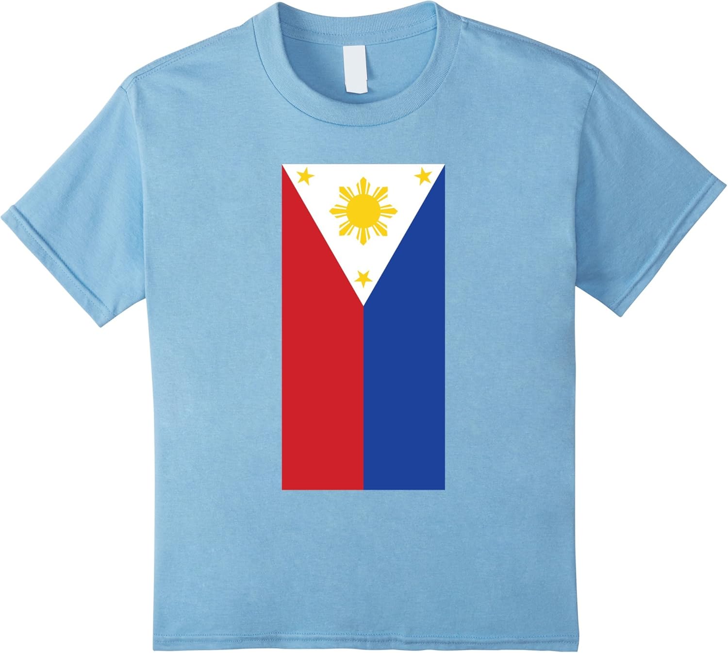 Vertical Filipino Flag Philippines National Flag TShirt