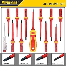 HURRICANE 1000V Insulated Electrician Screwdriver