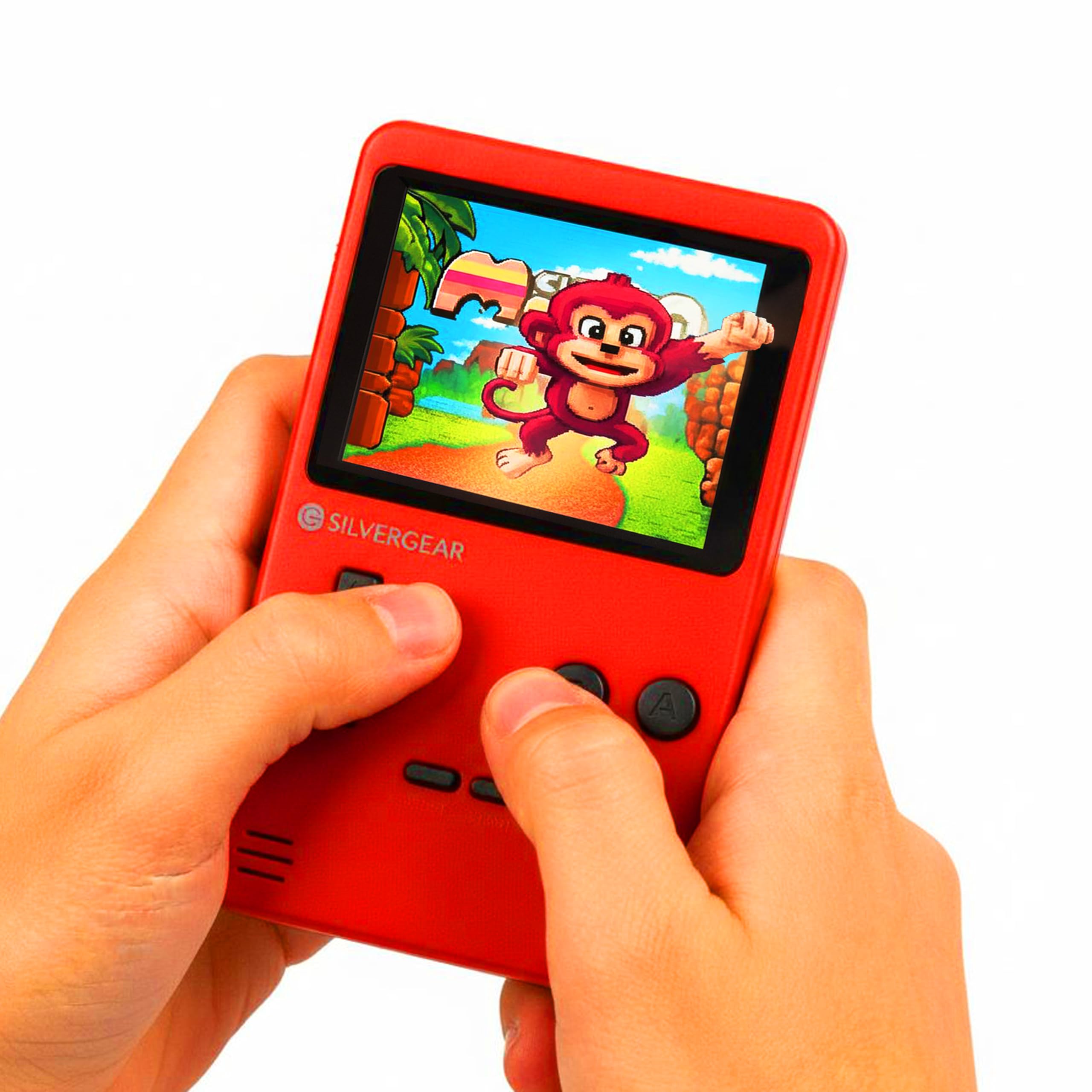Silvergear Mini Arcade Game Machine, red