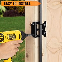 DJSUNPACKING Upgrade 24" Heavy Duty Cane Bolt Gate
