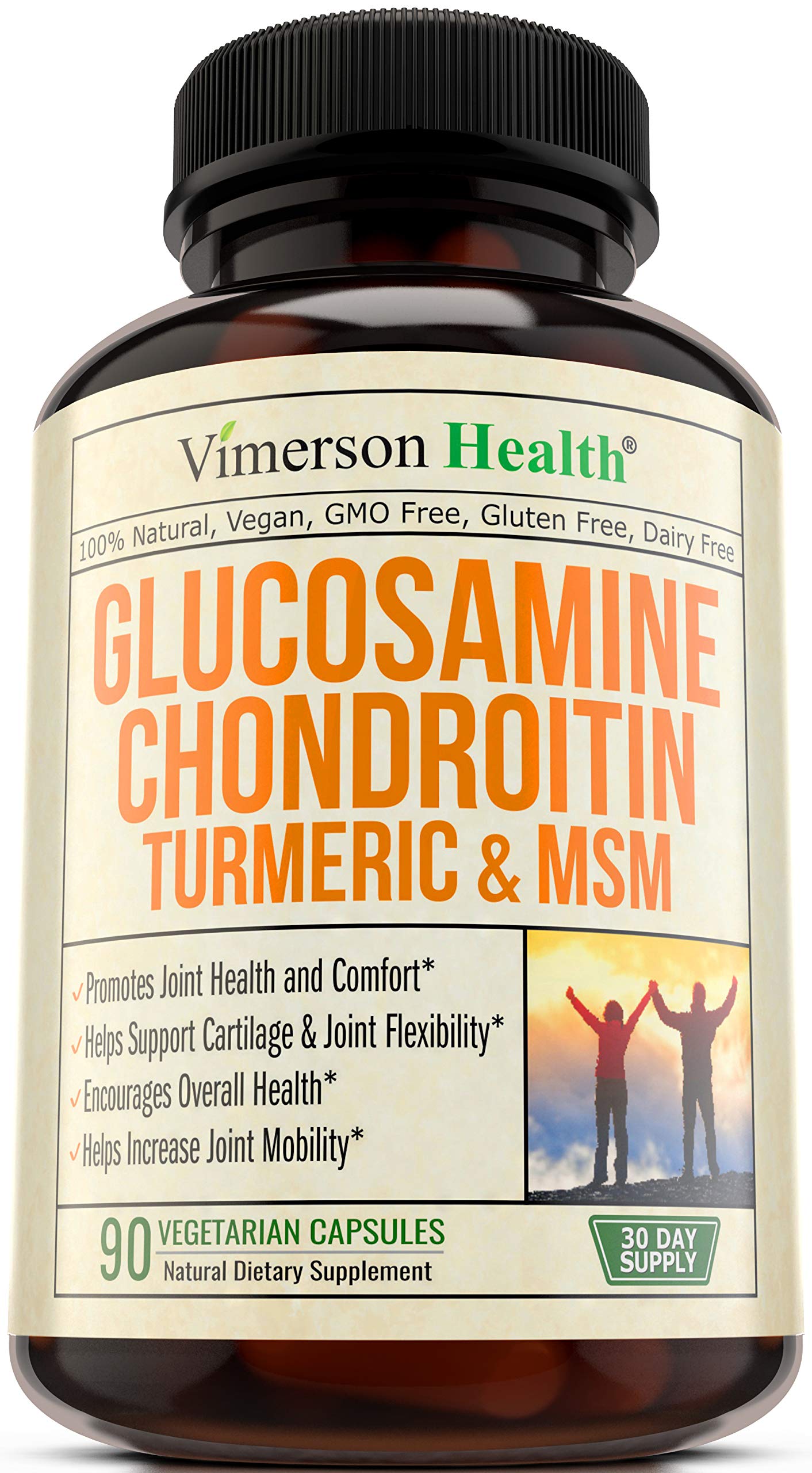 Glucosamine with Chondroitin Turmeric MSM Boswellia Joint Pain Relief