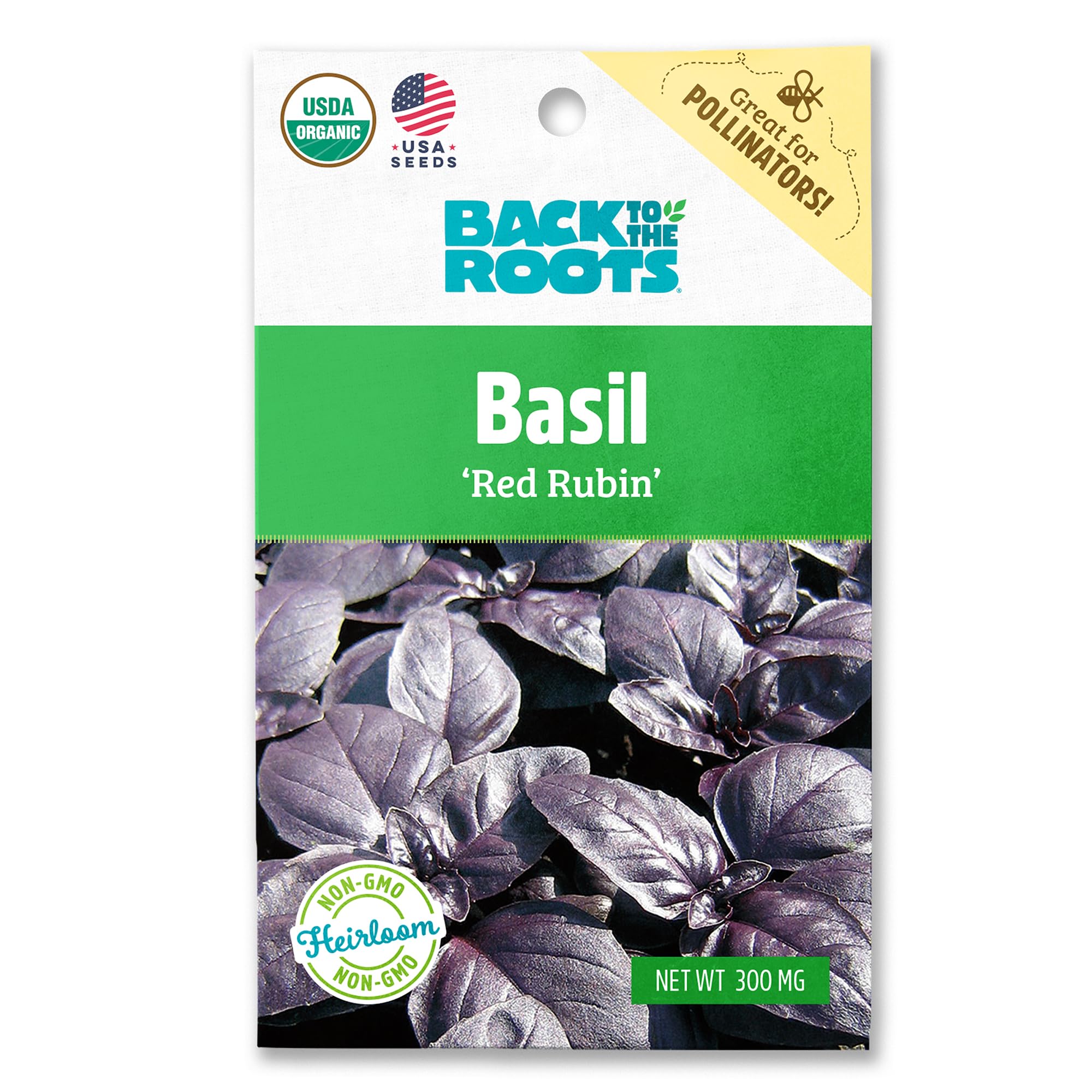 Back to the Roots 100% Organic Seed Packet - Basil