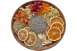 PEXTIAN Simmering Potpourri, Simmer Pot Potpourri - Dried Orange Slices, Rose Lavender, All-Natural Handmade Perfect for House Warming Hostess Gift