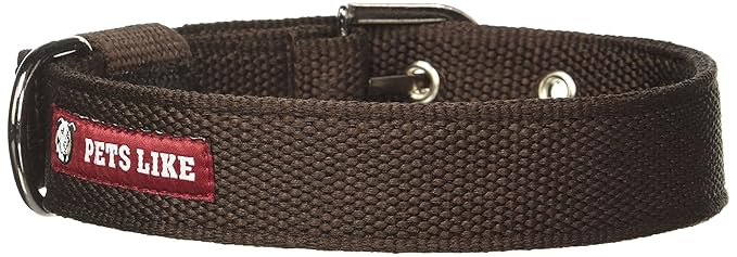 Pets Like Poly Collar, Brown (32mm)
