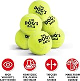 The Dog's Balls Dog Tennis Balls Medium 6 Pack Yellow Non Abrasive Felt view 6