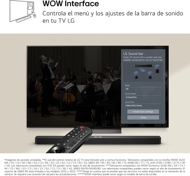 DS40TR - Soundbar, Bluetooth, 400W, 4.1 Canais com Subwoofer, Colunas Traseiras, Dolby Digital, DTS Digital Surround, Preto