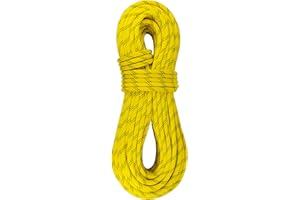 SEAMUS Static Rope 11mm UIAA Rappelling Rope 45M (150ft) Static Line Nylon Kern Mantle Rope for Rock Climbing, Mountain Tree Climbing, Hauling, Rescue
