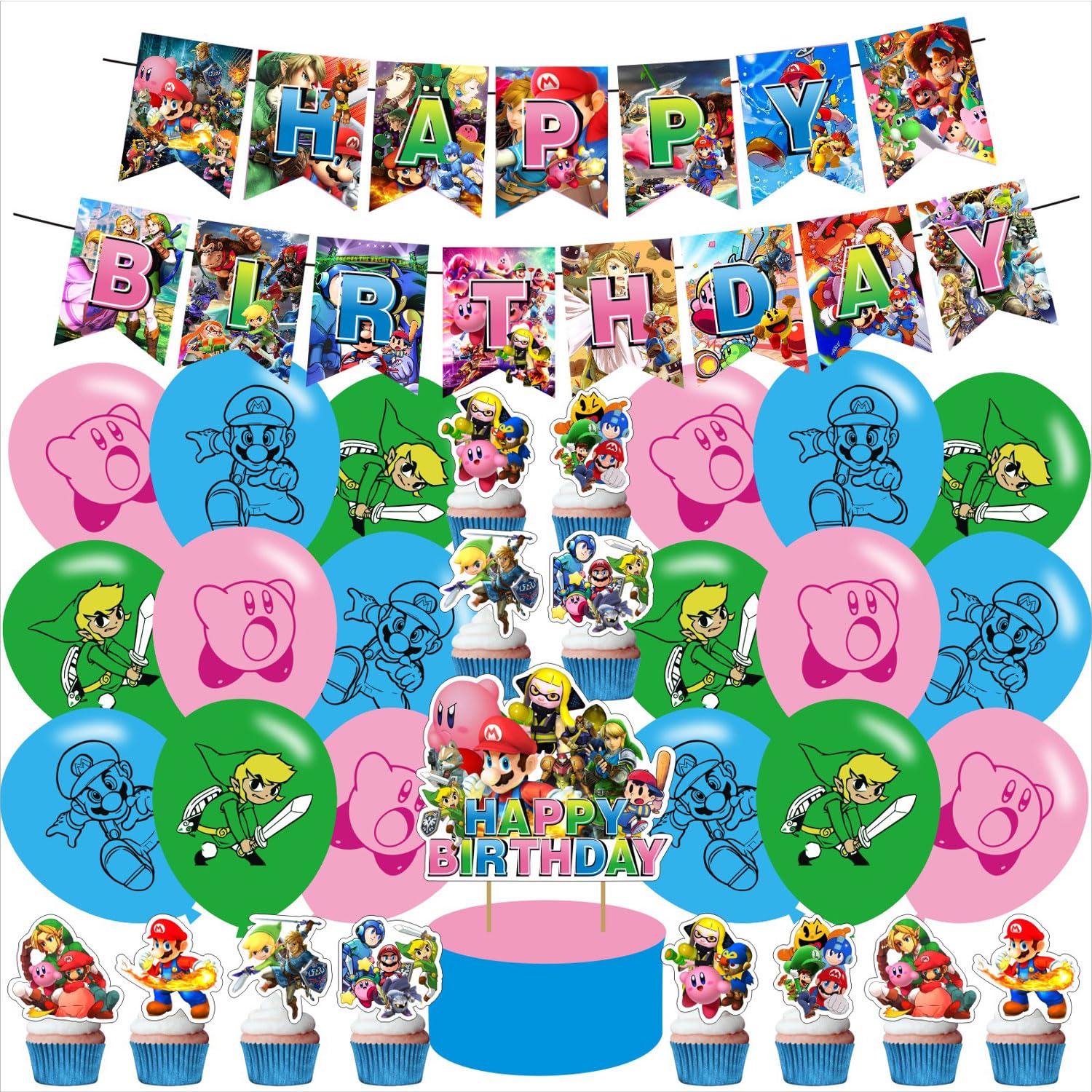 Mua Super Smash Bros Birthday Party Decoration Super Smash Bros Theme mua-super-smash-bros-birthday-party-decoration-super-smash-bros-theme
