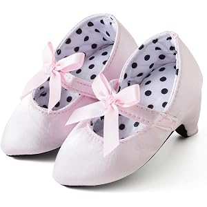 Jastore Newborn Baby Girls Princess Shoes with High Heels Bowknot Soft Sole Crib Shoes Infant Girl Photography Props Shoes