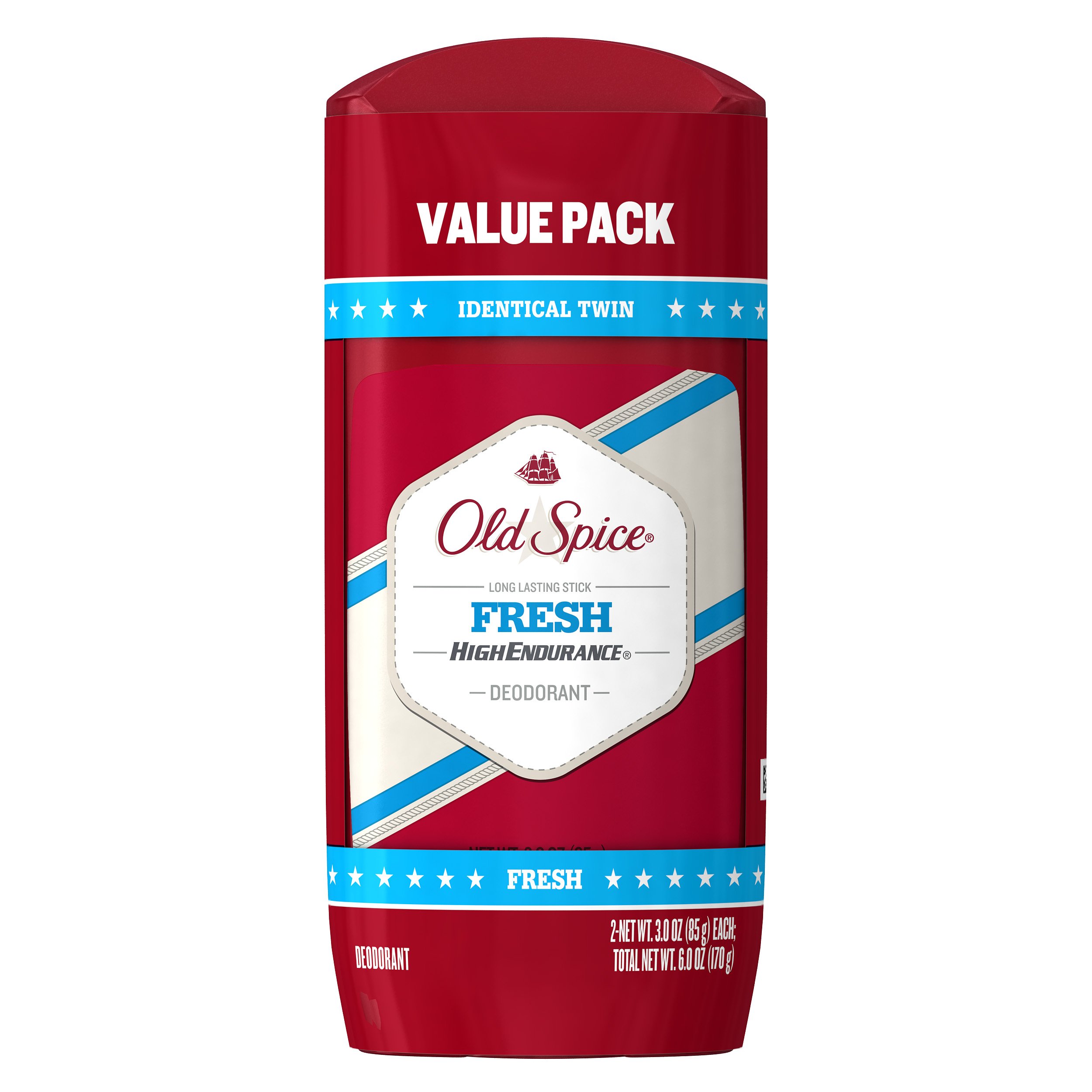 Photo 1 of *2 pack* Old Spice High Endurance Long Lasting Stick Men's Deodorant, Fresh Scent - 3.0 Oz Ea