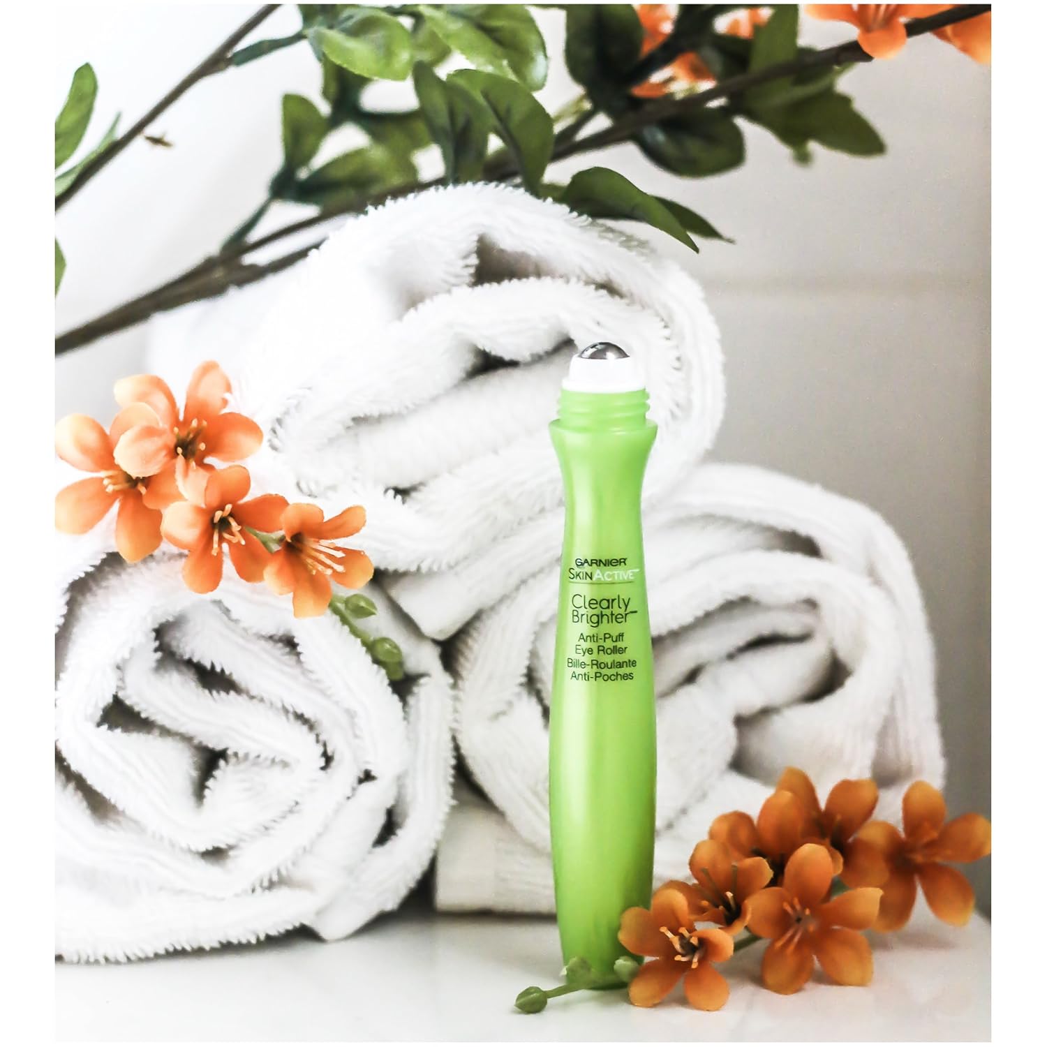 Garnier SkinActive Clearly Brighter Anti-Puff Eye Roller, 0.5 Ounce: Beauty
