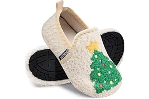 WateLves Kids Toddler Slippers Boys Girls House Shoes Slip on Sock Slippers Lightweight Winter Indoor Outdoor Walking Shoes