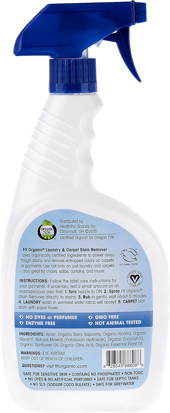 Amazon Com Fit Organic Laundry And Carpet Stain Remover 32 Ounce