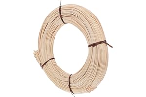 NIYANGLE Natural Indonesian Rattan Cane Webbing 2.0Mm 250G Roll for Furniture Repair, Wicker Basket Weaving