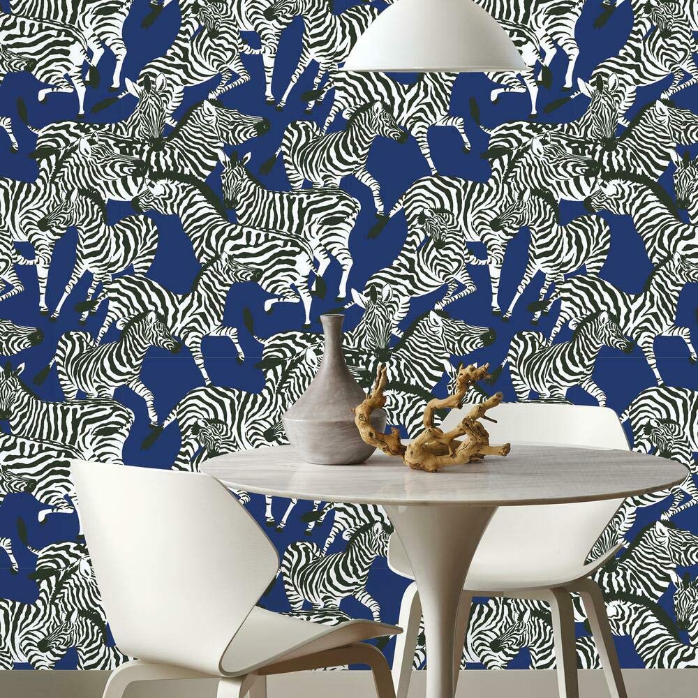 RoomMates Waverly Herd Together Peel and Stick Wallpaper