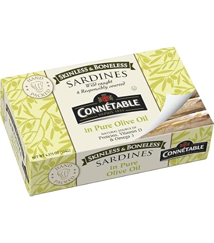Connétable Red Label Olive Oil Sardines 115g – French Gourmet Sardines – Epicerie Corner