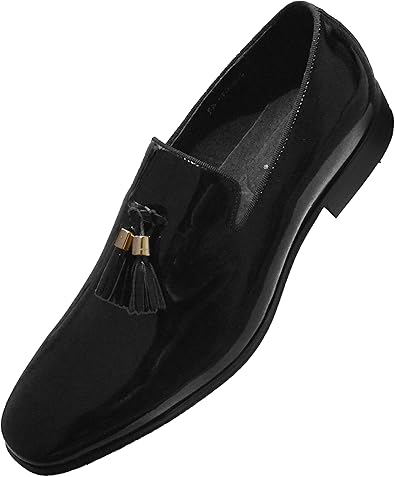 green patent leather shoes