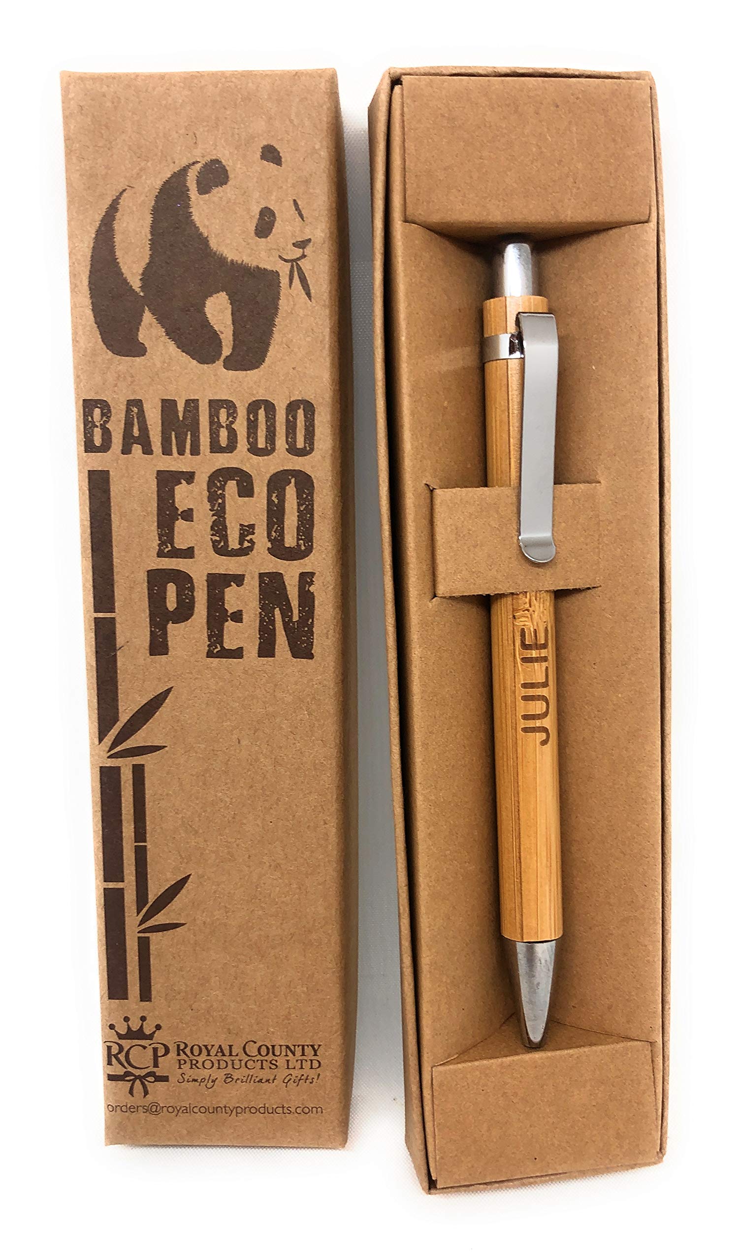 Royal County Personalised Bamboo Pens - Eco Friendly - Special Auntie PLEASE DO NOT USE THIS LISTING TO ORDER ANY OTHER NAME