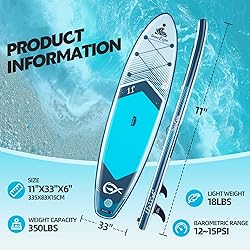 InnoExpo Inflatable Stand Up Paddle Boards with