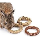 Niteangel 3-Pack of Natural Chew Ring for Small Animals