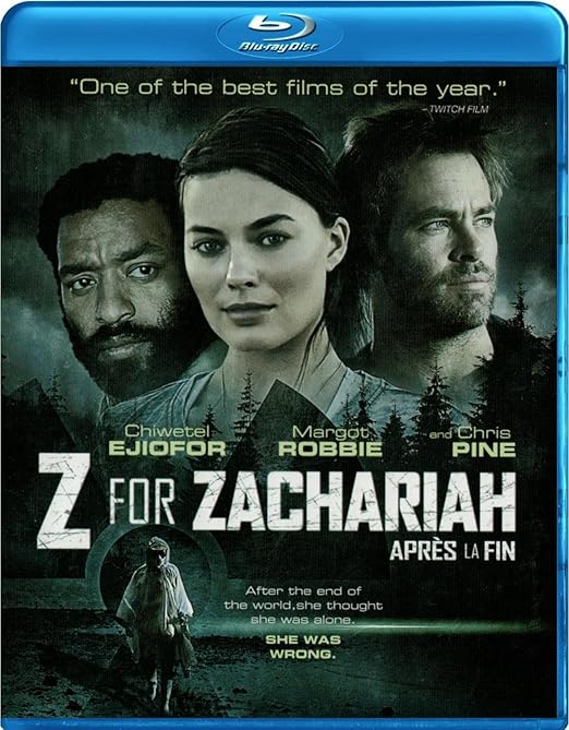 Amazon Com Z For Zachariah Blu Ray Chiwetel Ejiofor Margot Robbie Chris Pine Movies Tv
