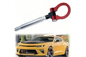 awliye Tow Hooks Compatible with 2016-up 6th Gen Chevy Camaro, Track Racing Style Front Tow Hook, Folding Screw On Car Tow Ho