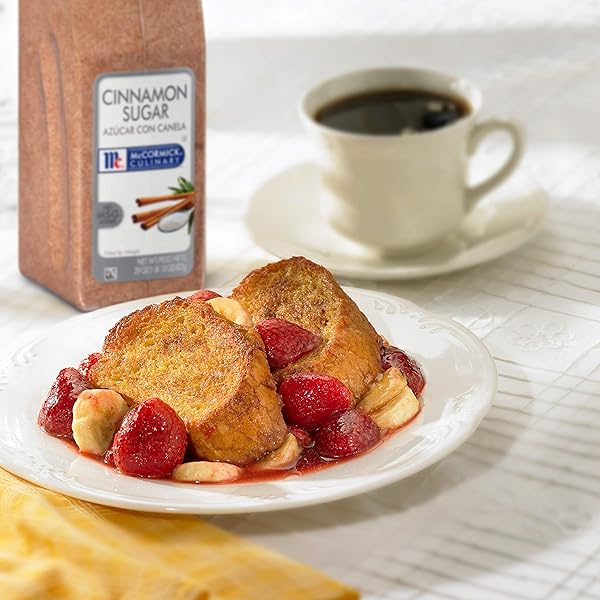 MCCORMICK CULINARY CINNAMON SUGAR, 29 OZ – ONE 29 OUNCE CONTAINER OF CINNAMON SUGAR SPICE, PERFECT FOR COOKIES, PASTRIES, CAKES TORTES AND PIES