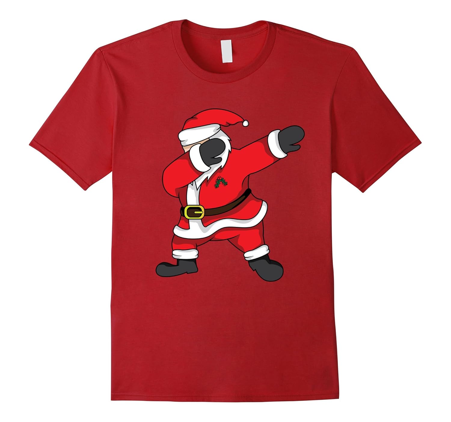 Dabbing Santa T-Shirt Dab Dance Santa Claus Christmas Shirt-ANZ