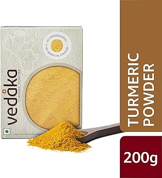 Amazon Brand - Vedaka Turmeric (Haldi) Powder, 200g