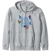 Ben 10: Alien Force Swampfire Brainstorm Chromastone Logo Zip Hoodie