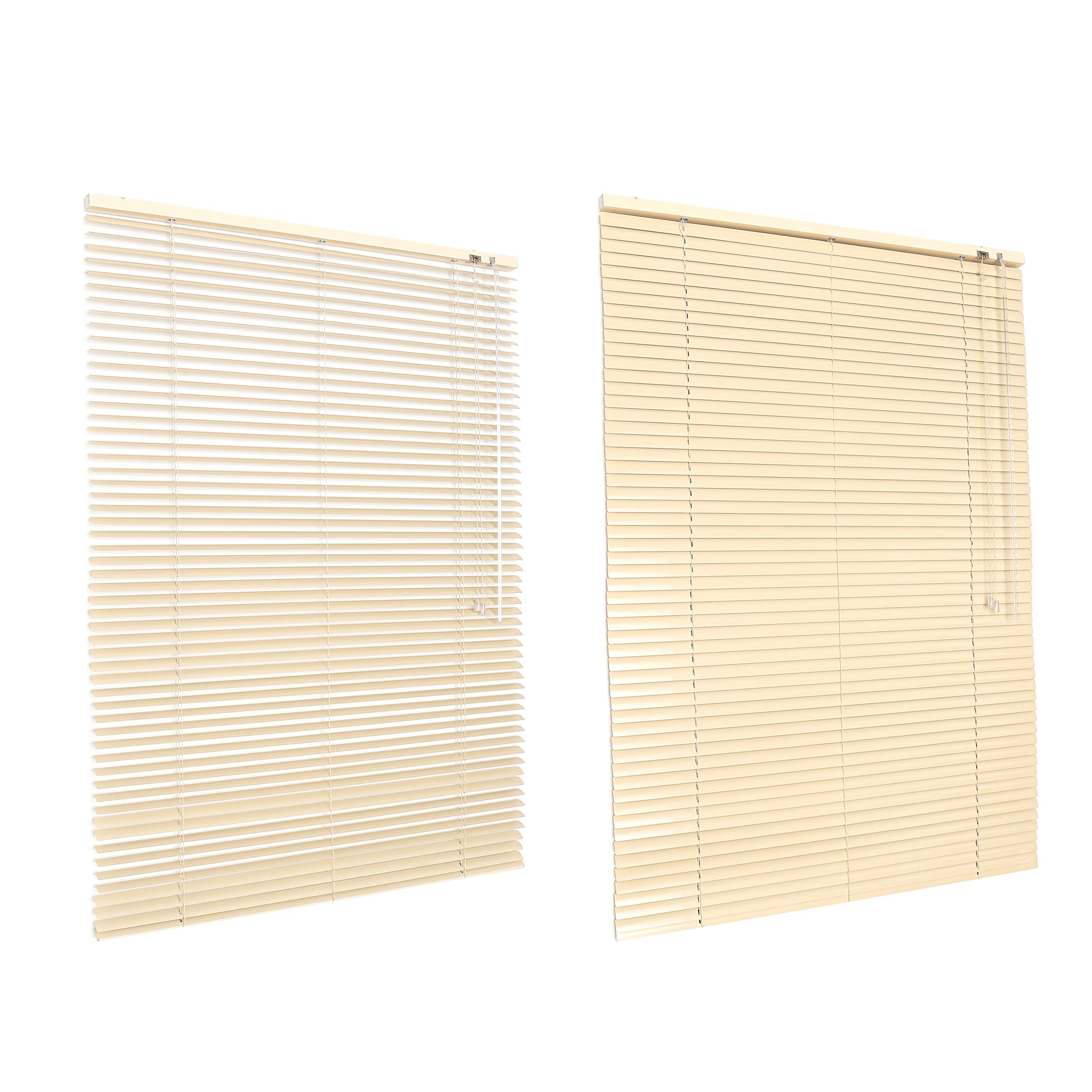 HSYLYM Aluminum Venetian Blinds (100 * 130cm, Beige)