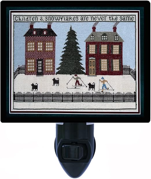 Light up led cross stitch