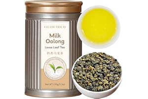 CHADUODUO Milk Oolong Tea taiwan oolong tea oolong tea loose leaf Premium Taiwan Jin Xuan tea 5.3oz Chinese Tea 奶香乌龙 台湾高山茶 中国茶