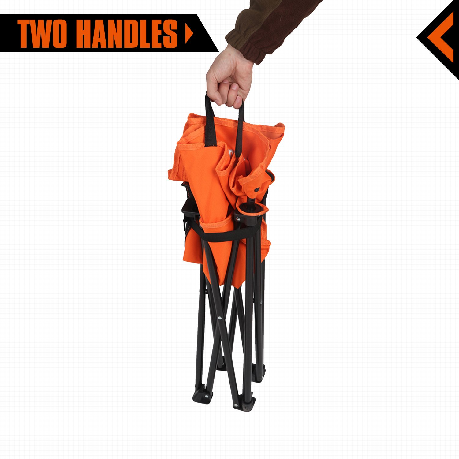 KingCamp Comfortable Light Heavy Duty Steel Folding Chair