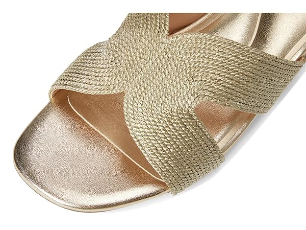 EASY SPIRIT CALERA WOMEN’S SANDAL, 7.5 B(M) US, GOLD