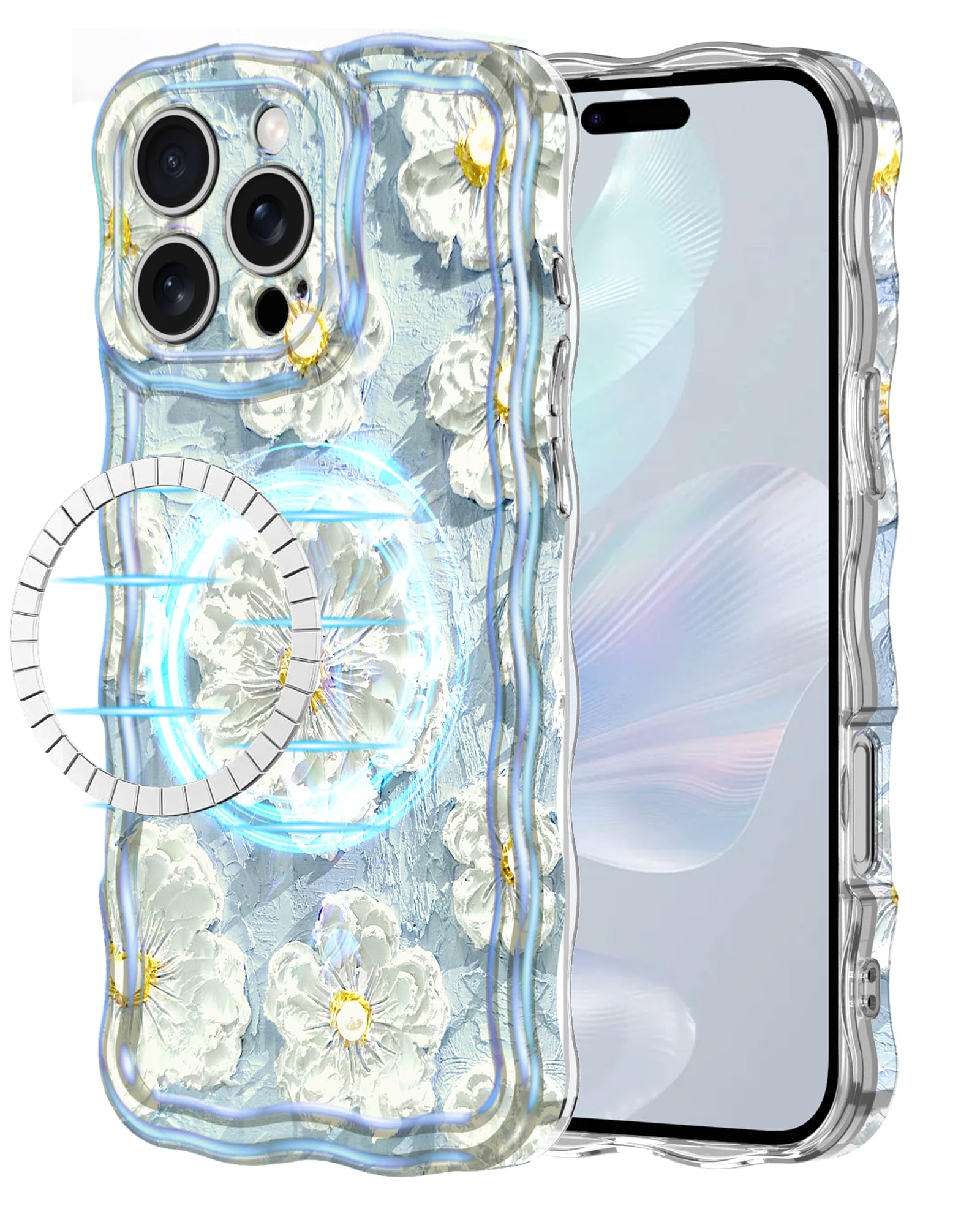 Avocase for iPhone 16 Pro Case, Colorful Oil